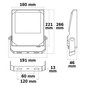 Preview: Isoled LED Fluter HEQ 50W, 110°, 4000K, IP66 115092