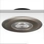 Preview: ISOLED LED Einbaustrahler PC68 IP44, brushed, 5W, 38°, warmweiß, 3 Stufen dimmbar