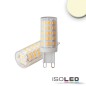 Preview: ISOLED G9 LED 32SMD, 5W, warmweiß , dimmbar