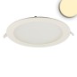 Preview: ISOLED LED Downlight, 18W, rund, ultraflach, blendungsreduziert, weiß, warmweiß, dimmbar CRI90