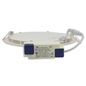 Preview: ISOLED LED Downlight, 18W, rund, ultraflach, blendungsreduziert, schwarz, warmweiß, dimmbar CRI90