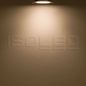Preview: ISOLED LED Downlight, 18W, rund, ultraflach, blendungsreduziert, schwarz, warmweiß, dimmbar CRI90