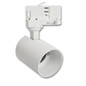 Preview: Isoled 3-Phasen Schienen-Adapter Mini für GU10-Spots, weiß matt 115504