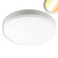 Preview: Isoled LED Decken/Wandleuchte 18W, weiß, IP54, mit Bew.Sensor+Notlichtfunktion, ColorSwitch 3000/4000/5000K 115691