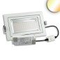 Preview: ISOLED LED Shop-Downlight Box, 32W, ausschwenkbar, weiß, Colorswitch, dimmbar