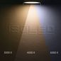 Preview: ISOLED LED Downlight Reflektor 12W, 60°, 150lm/W, UGR19, Colorswitch 3000/4000/6000K, dimmbar
