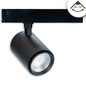 Preview: Isoled 3-Phasen Schienenstrahler fokussierbar, 42W, 20°-70°, schwarz matt, 4000K, CRI92, DALI dimmbar 116112