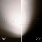 Preview: Isoled 3-Phasen Schienenstrahler fokussierbar, 42W, 20°-70°, schwarz matt, 4000K, CRI92, DALI dimmbar 116112