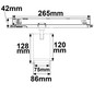 Preview: Isoled 3-Phasen Schienenstrahler fokussierbar, 42W, 20°-70°, schwarz matt, 4000K, CRI92, DALI dimmbar 116112