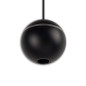 Preview: ISOLED Track48 Hängeleuchte Ball schwarz, 8W, 36°, 48V DC, 3000K