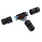 Preview: Isoled Kabel T-Verbinder IP67, 3-polig 0.75-2.5mm² mit Federklemme, max. 250V 16A, Manteldm. 6,5-11mm 116443