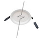 Preview: Isoled Loch Adapterplatte für Downlights, ohne Federn, weiß, ID 200mm - AD 260mm 116448