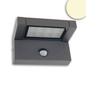 Preview: Isoled LED Wandleuchte mit einstellbarem PIR Bewegungs-/Helligkeitssensor, 12W, IP65, schwenkbar, warmweiß 116599