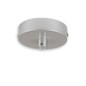 Preview: Isoled Deckenbaldachin rund, grau, für Kabel mit bis zu max. 9,8mm Manteldurchm. 116606