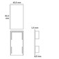 Preview: Isoled Endkappe EC113 silber für LAMP30 V1+V2 mit U-COVER63, 2 Stück, Lichtfalle 116625