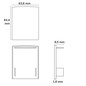 Preview: Isoled Endkappe EC115 silber für LAMP40, 2 Stück, mit Lichtfalle 116631