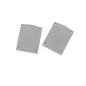 Preview: Isoled Endkappe EC116 Alu silber für LAMP30 V1+V2, Halbrund, 2 STK, inkl. Schrauben 116644
