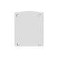 Preview: Isoled Endkappe EC116 Alu weiß für LAMP30 V1+V2, Halbrund, 2 STK, inkl. Schrauben 116646