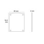 Preview: Isoled Endkappe EC116 Alu weiß für LAMP30 V1+V2, Halbrund, 2 STK, inkl. Schrauben 116646