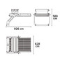 Preview: Isoled LED Flutlichtanlage LW 1.500W, 130x25°, 3 Module (Lichtpunkte), DALI dimmbar, neutralweiß, IP66 116656