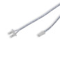 Preview: Isoled Endkappe weiß für Surf12 Flat mit Einspeiser FC-Flexband, 50cm Kabel + MiniAmp-Stecker, max. 3A 116662
