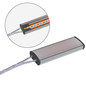 Preview: Isoled Endkappe schwarz für Surf12 Flat mit Einspeiser FC-Flexband, 50cm Kabel+MiniAmp-Stecker, max. 3A 116663