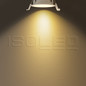 Preview: Isoled LED Einbaustrahler BACK60, weiß matt, rund, 5W, CRI90, 2700K, rückversetzt, UGR<12, dimmbar 116698