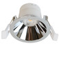 Preview: Isoled LED Einbaustrahler BACK60, alu glänzend, rund, 5W, CRI90, 2700K, rückversetzt, UGR<12, dimmbar 116706
