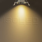 Preview: Isoled LED Einbaustrahler BACK60, alu glänzend, rund, 5W, CRI90, 2700K, rückversetzt, UGR<12, dimmbar 116706