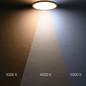 Preview: Isoled LED Deckenleuchte Slim300 PRO, 18W, weiß, rund, IP44, DN300, 3000/4000/5000K, Up&Down 116712