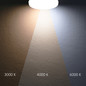 Preview: Isoled LED Deckenleuchte 13/18W, weiß rund, DN280, IP64, 120lm/W, ColorSwitch 3000/4000/6000K 116716