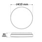Preview: Isoled LED Deckenleuchte 22/32W, weiß rund, DN410, IP64, 120lm/W, ColorSwitch 3000/4000/6000K 116717