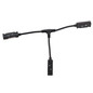 Preview: Isoled Track48 T-Verbinder, flexibel, schwarz, stromführend, max. 6A, 4-polig 116732