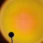 Preview: Isoled Track48 Leuchte Sunglow flexible schwarz 5,5W, 160°, 48V DC, 2000K, DALI dimmbar 116735