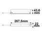 Preview: Isoled Track48 Inline-Trafo weiß, 150W, 48V DC 116792