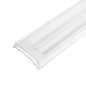 Preview: Isoled Einschubcover 25° Linse asymmetrisch für 3-Phasen Linearleuchte prismatisch, 120cm 116814