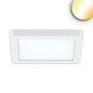 Preview: Isoled LED Aufbau/Einbauleuchte Flex Pro 235x235, 16W, weiß, 120lm/W, 3000/3500/4000K, dimmbar 116829