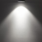 Preview: Isoled LED Strahler mit Montagebügel und Schukostecker, 40W, 36°, schwenkbar, weiß matt, 4000K, CRI>90 116869