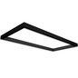 Preview: Isoled Track48 Leuchtenrahmen H50, Innenformat 592x1192mm, schwarz, exkl. Trafo, Montageclip/Seilabh. 116881