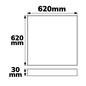 Preview: Isoled LED Panel Backlight Line 625 UGR<19 8H/8H, CRI90, 36W, ColorSwitch 3000/4000/6000K 116885