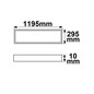 Preview: Isoled LED Panel Professional Line 1200 UGR<19 4H/8H, 36W, weiß RAL9016, neutralweiß, PowerSwitch 21-40W 116944