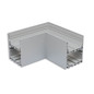 Preview: Isoled LAMP40 90° Eck, geschweißt, 140x140mm, silber pulverbeschichtet, exkl. Cover 116976