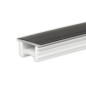 Preview: Isoled FLEX-COVER16 Twist+Bend, Silikon, schwarz, 5% Transm., 20m Rolle 116990