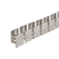 Preview: Isoled LED Aufbauprofil eloxiert, gezahnt und flexibel für NEON Flexband B16H16, 100 cm 116995
