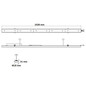 Preview: Isoled FastFix LED Linearsystem R XL Modul 1528mm 25-75W, 4000K, 60°, 180lm/W 117001