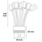 Preview: Isoled FastFix LED Linearsystem R XL Einspeiseadapter 7-polig, 15A 117006