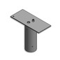 Preview: Isoled Traverse mit Zopfmaß 76mm für 1 Flutlicht 117046