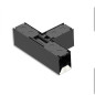 Preview: Isoled T-Verbinder für Aufbau/Hängeleuchte LINKLINE50 schwarz 117076