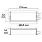Preview: Isoled DALI-2 DT6 4 Adressen / DT8 4-Kanal 1 Adresse Multi-PWM Dimmer, IP67, 12-24V 4x5A, 36-48V 4x3A 117082