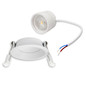 Preview: Isoled LED Einbaustr. Back68, weiß matt, rund, 5W, CRI90, 2700K, schwenkbar, rückvers., UGR<12, dimmbar 117122